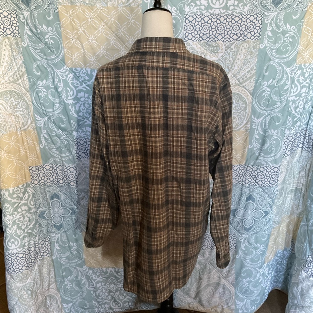 Pendleton Brown Casual Button Down Shirt - image 4